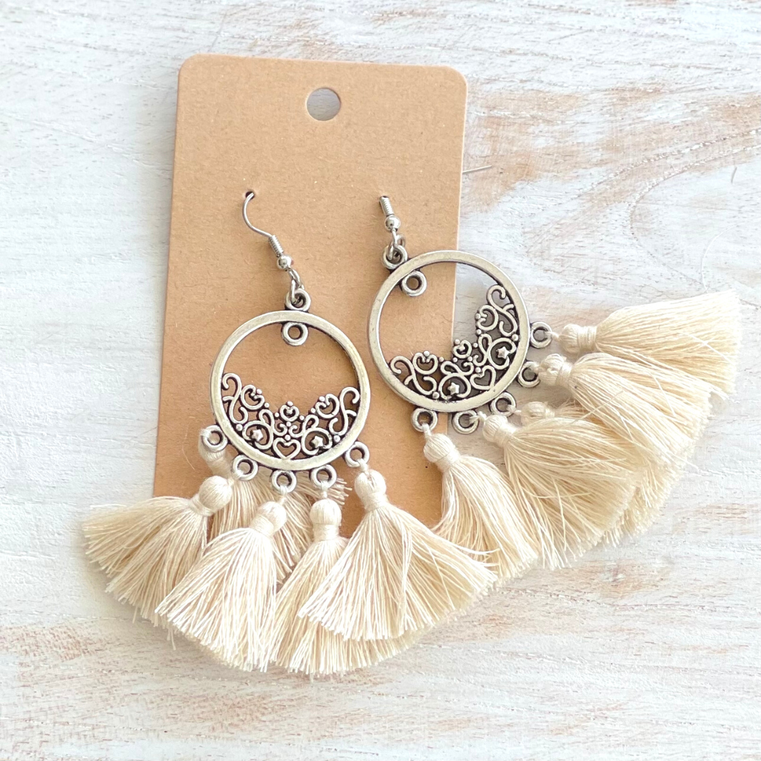 Cheap store tassel earrings