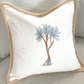 coastal palm tree cushion