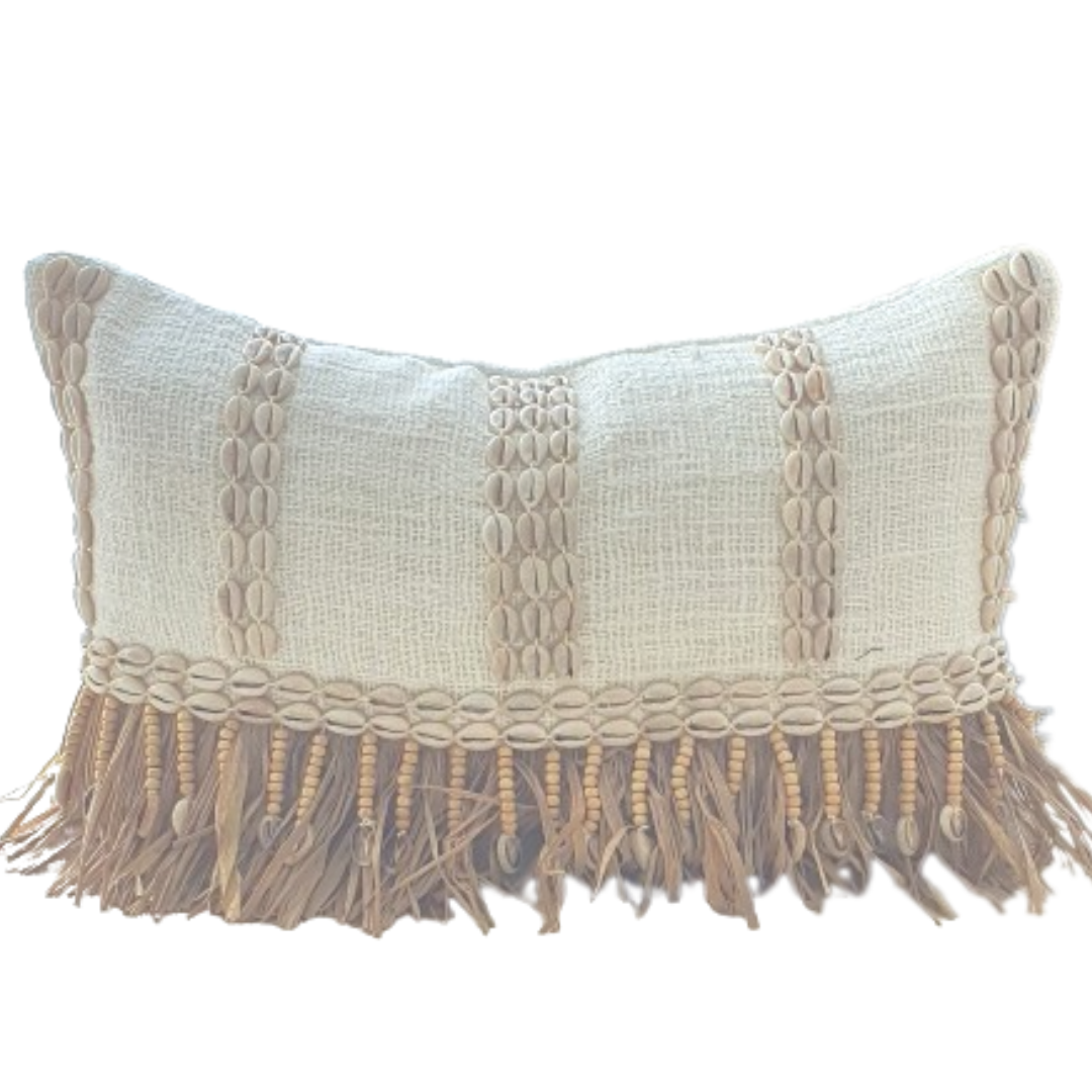 boho coastal decorative cushion