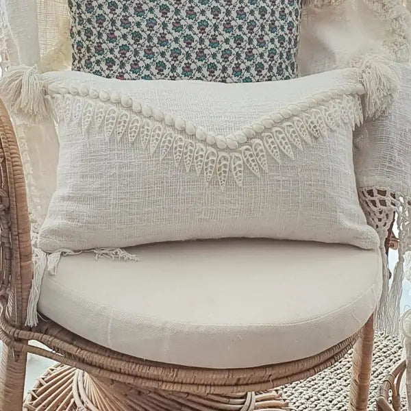 Elang Cotton & Shell Cushion Cover Suksma from Bali