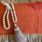 Sunrise Woven Cotton & Embroidered Cushion Suksma from Bali