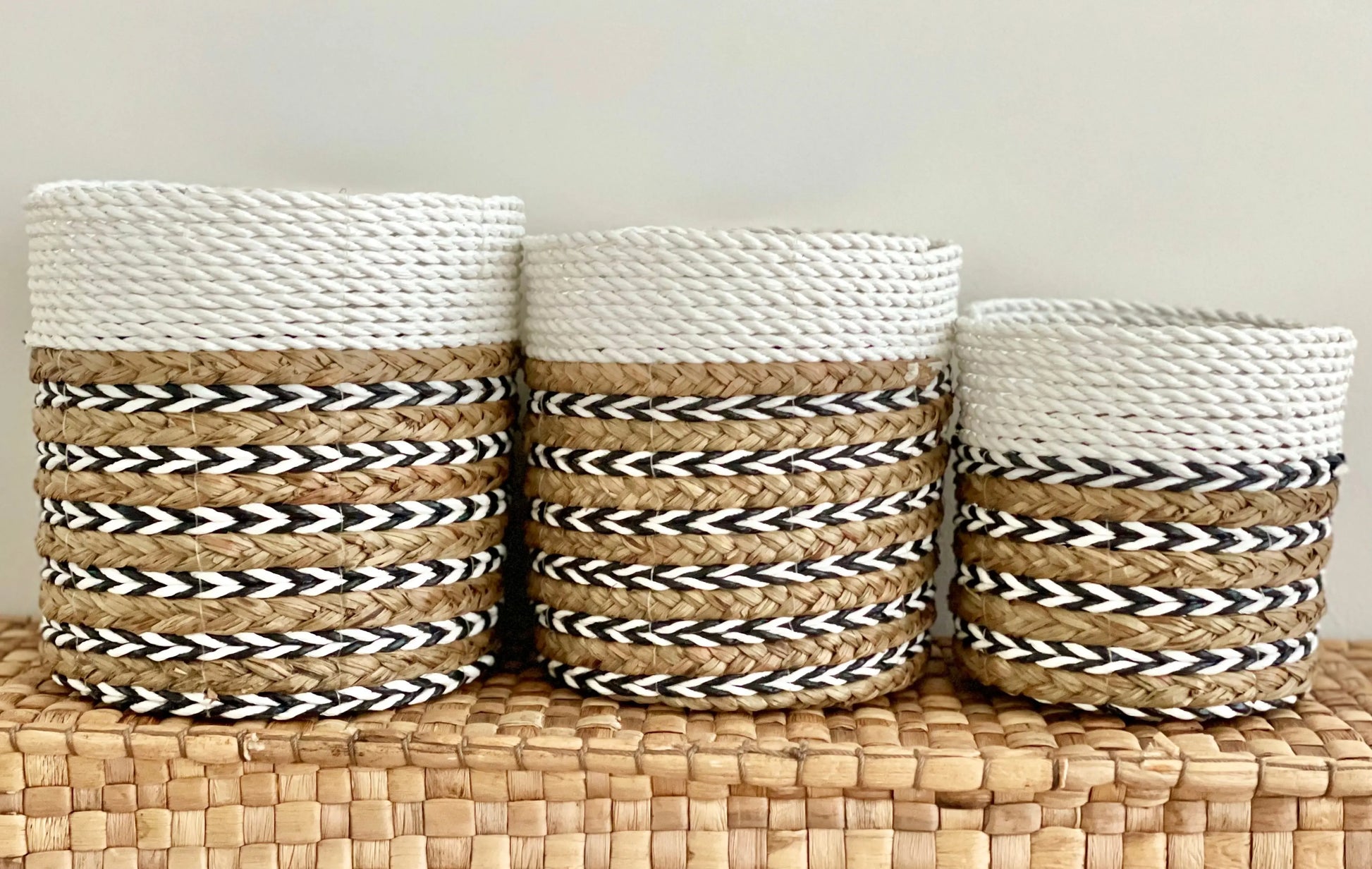 Woven Seagrass Pot Plant Holders Suksma from Bali