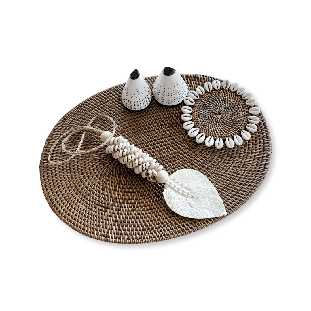 Oval Rattan Mat Oval Rattan Table Mat|Eco friendly|Australia – Suksma