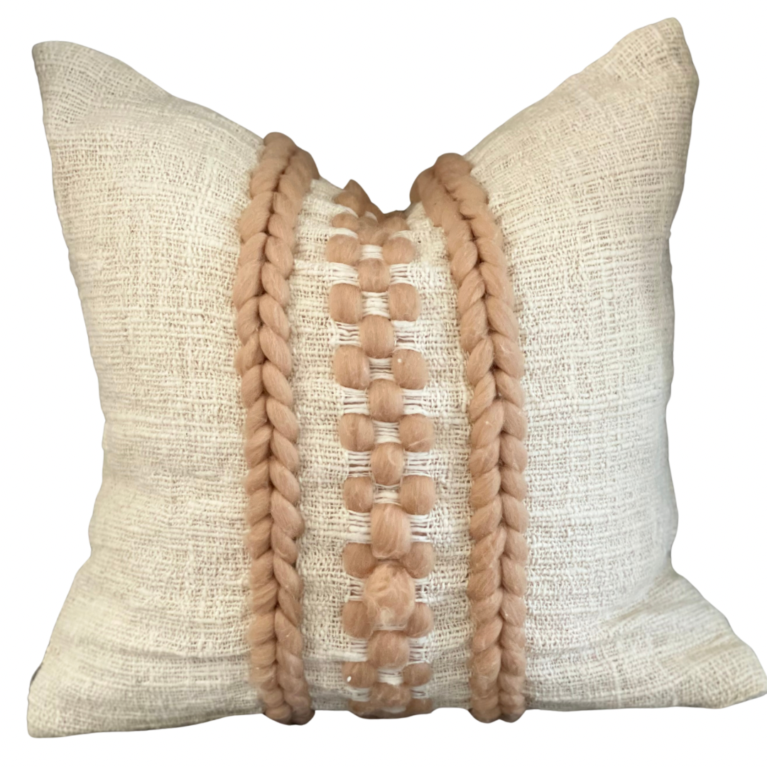 handmade natural cotton cushion cover