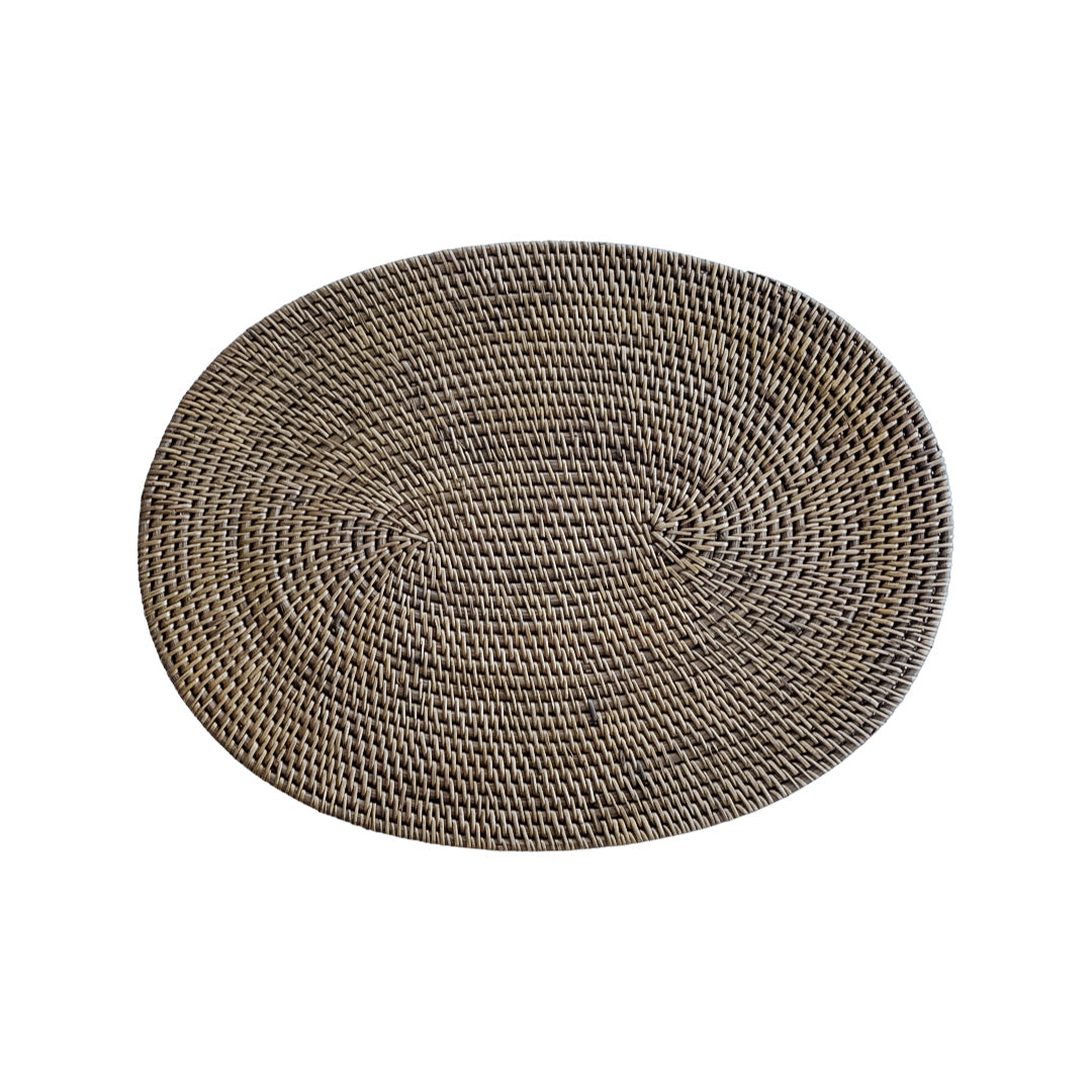 Oval Rattan Mat Oval Rattan Table Mat|Eco friendly|Australia – Suksma